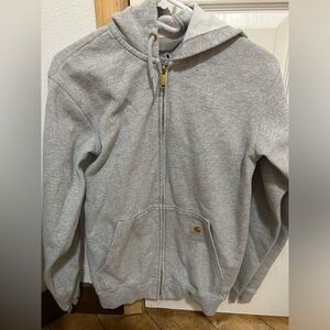 Carhartt zip up jacket, light grey, size XS